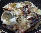 渡り蟹の濃厚トマトクリームソースパスタ作り方4写真