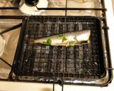 イワシの大葉としょうがの醤油焼き作り方4写真