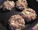 絶品胡麻味噌だれで食べる 鯖バーグ^^♪作り方4写真