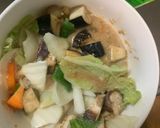 肉無チクワ簡単洋風梅塩昆布味野菜炒め作り方13写真