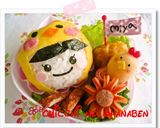 ＊キャラ弁＊　ライオン帽子の男の子♪作り方7写真