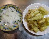 焼き茄子の冷製スープ❀作り方2写真