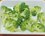 蒸し鶏とブロッコリーのサラダペンネ♪作り方1写真