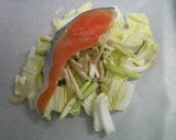 塩鮭の包み蒸し作り方3写真