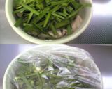 ☆チンだけ♪ニラと鶏のごまわさび絡め☆作り方4写真