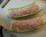 ☆肉詰めズッキーニのトマト煮☆作り方3写真