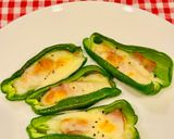 簡単！ピーマンのチーズベーコン焼き作り方5写真