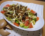 ごちそう彩りサラダ　和風仕立て作り方6写真