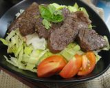 ソースが決め手のステーキ丼　レンジVER作り方5写真