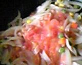 トマトをプラスで美味しさUP☆ナポリタン作り方2写真
