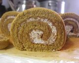 ☆モカチョコロールケーキ☆作り方23写真
