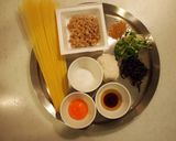 納豆こんぶの冷製パスタ作り方1写真