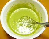 炊飯器抹茶ケーキinホワイトチョコ♪作り方1写真