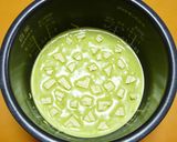 炊飯器抹茶ケーキinホワイトチョコ♪作り方4写真