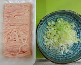 レンジで☆鶏しそつくね作り方1写真