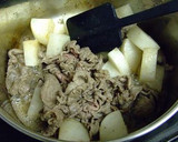 簡単でおいしい！大根と牛肉の煮物作り方3写真