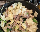 豚バラ肉のネギ・キャベツ炒め作り方6写真