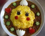 半熟卵のピヨちゃんカレー❤作り方7写真