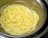 レモン醤油の冷製パスタ＊ツナマヨ添え作り方4写真