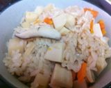 二人前の炊き込みご飯♪たけのこ～人参等☆作り方6写真