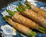 アスパラの肉巻き　柚子胡椒風味で作り方6写真