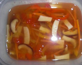 冷やし麦彩り野菜の冷製スープ風作り方1写真