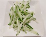 簡単！蒸し鶏とキムチのごぼうサラダ作り方5写真
