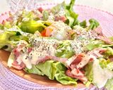 簡単♡豆乳入り♡シーザーサラダ〜♡！作り方5写真