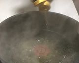 和牛すき焼き仕立ての旨辛釜玉うどん作り方5写真