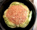 丸ごとキャベツの挽肉詰めコンソメスープ煮作り方4写真