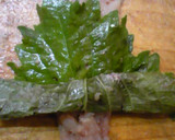 夏のお弁当に♪いわし梅しそ巻き作り方2写真
