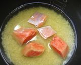 我が家の定番・鮭と大葉の炊き込みご飯作り方2写真