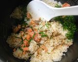 我が家の定番・鮭と大葉の炊き込みご飯作り方5写真