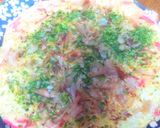お好み焼き風オムライス作り方5写真