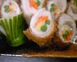 むね肉で♪3色野菜巻きフライ作り方4写真