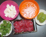 おうちカフェ♪鮪とアボカドのアジアンご飯作り方1写真