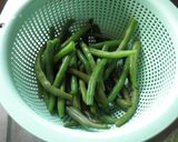 いんげんの酢味噌和え作り方1写真