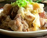 サイダーで煮る！牛すじとキャベツの煮込み作り方8写真