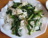 夏はニラそうめん&刻み青唐辛子入りつけ汁作り方3写真