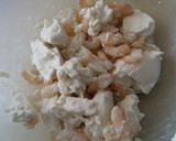 豆腐とエビの塩炒め作り方1写真
