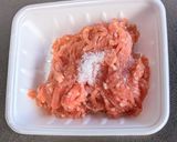 鶏つくねポン酢作り方1写真
