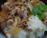 豚丼！玉ねぎたっぷり（黒砂糖でコクを）作り方6写真