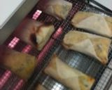 揚げないカボチャ春巻き作り方4写真