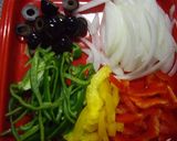 ヨシダBBQソースでバーベキューチキンピザ。作り方4写真