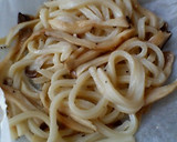 包丁不要☆エリンギの焼きうどん風作り方4写真
