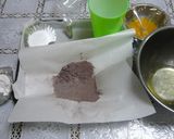 ♪チョコ de バナナロールケーキ♪作り方1写真