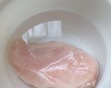 鶏むね肉のしょうが焼き風作り方1写真