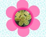 ぶどうで可愛いお花❁⃘*.ﾟ作り方3写真
