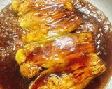 焼肉の生だれでまるでうなぎな茄子蒲焼丼作り方8写真