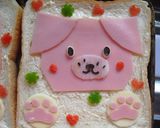 ワンニャン♪トースト♪作り方5写真
